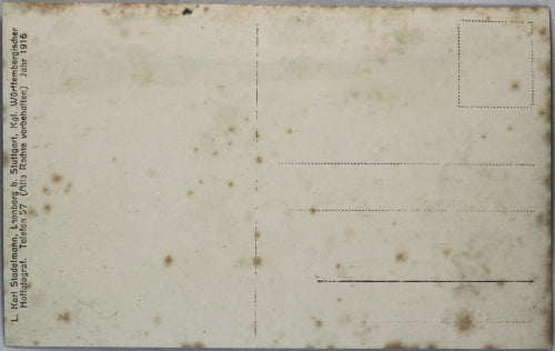 1916 WW1 photo postcard of German military First Aid workers