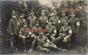 1916 WW1 photo postcard of German military First Aid workers