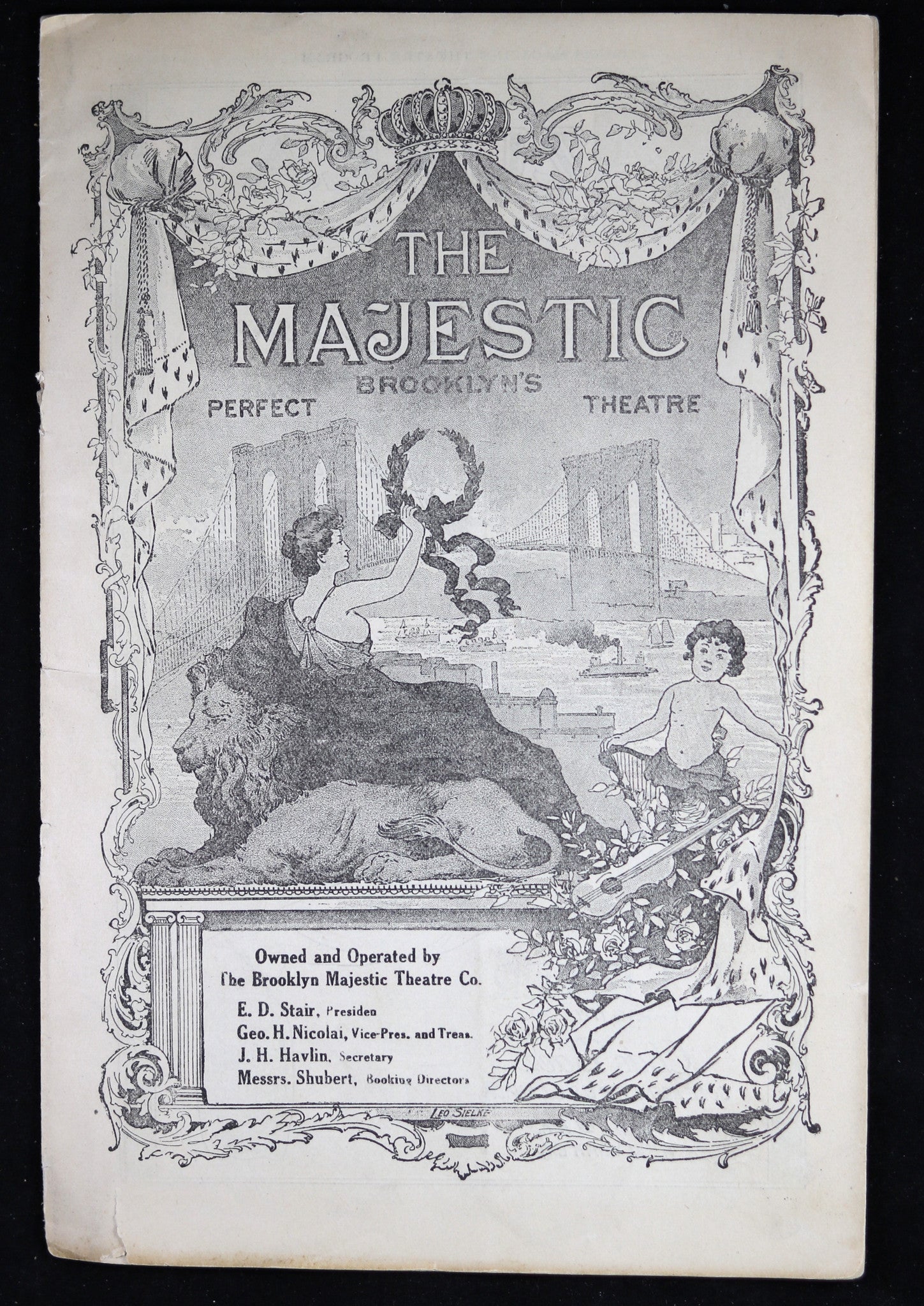 1917 Strauss Magazine Theatre Program - The Majestic (Brooklyn)