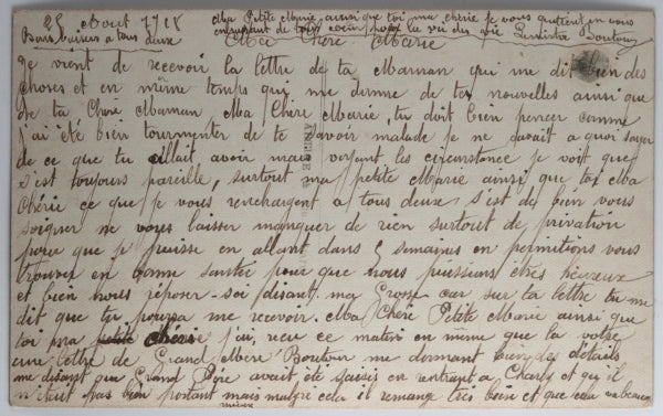 1918 France Guerre 14-18 carte postale patriotique Le Miracle des Eaux