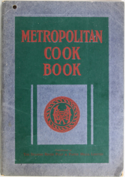 1918 ‘Metropolitan Cook Book’ (Canada)