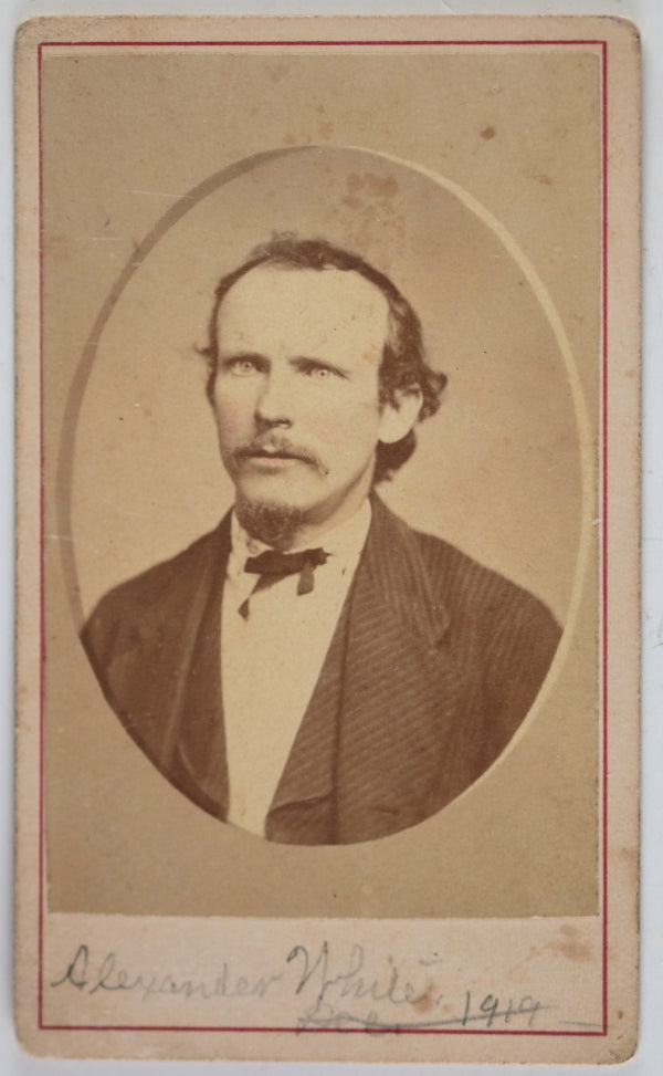 CDV photo Alexander White Winchester Virginia c. 1880s