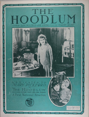 1919 music sheet for Mary Pickford movie ‘The Hoodlum’
