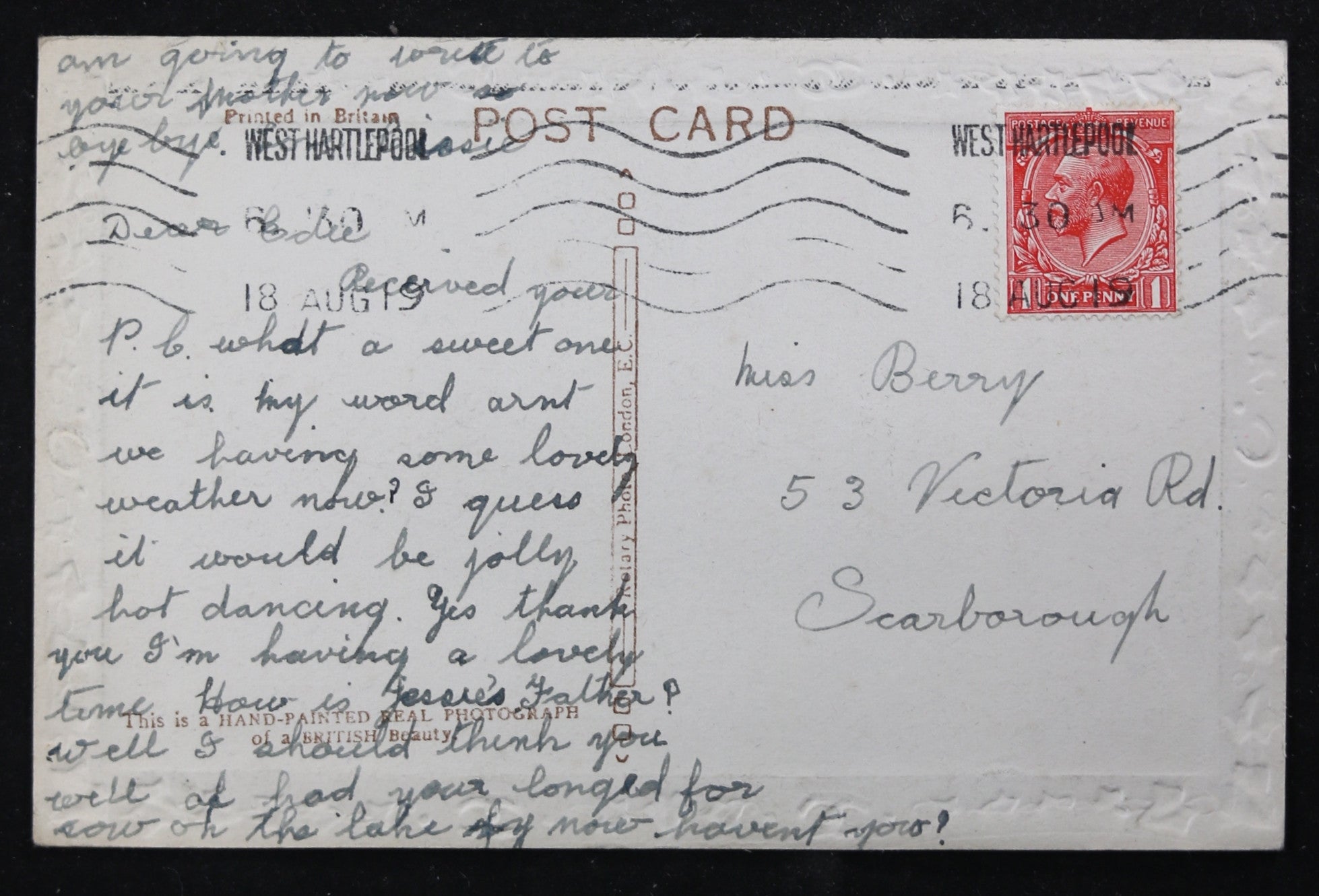 1919 set of 3 entertainment photo PCs Isobel Elsom (UK) 1919 set of 3 entertainment photo PCs Isobel Elsom (UK)