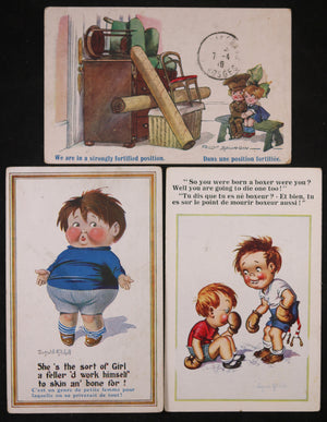 @1920s set of 6 postcards /  lot de six CPA