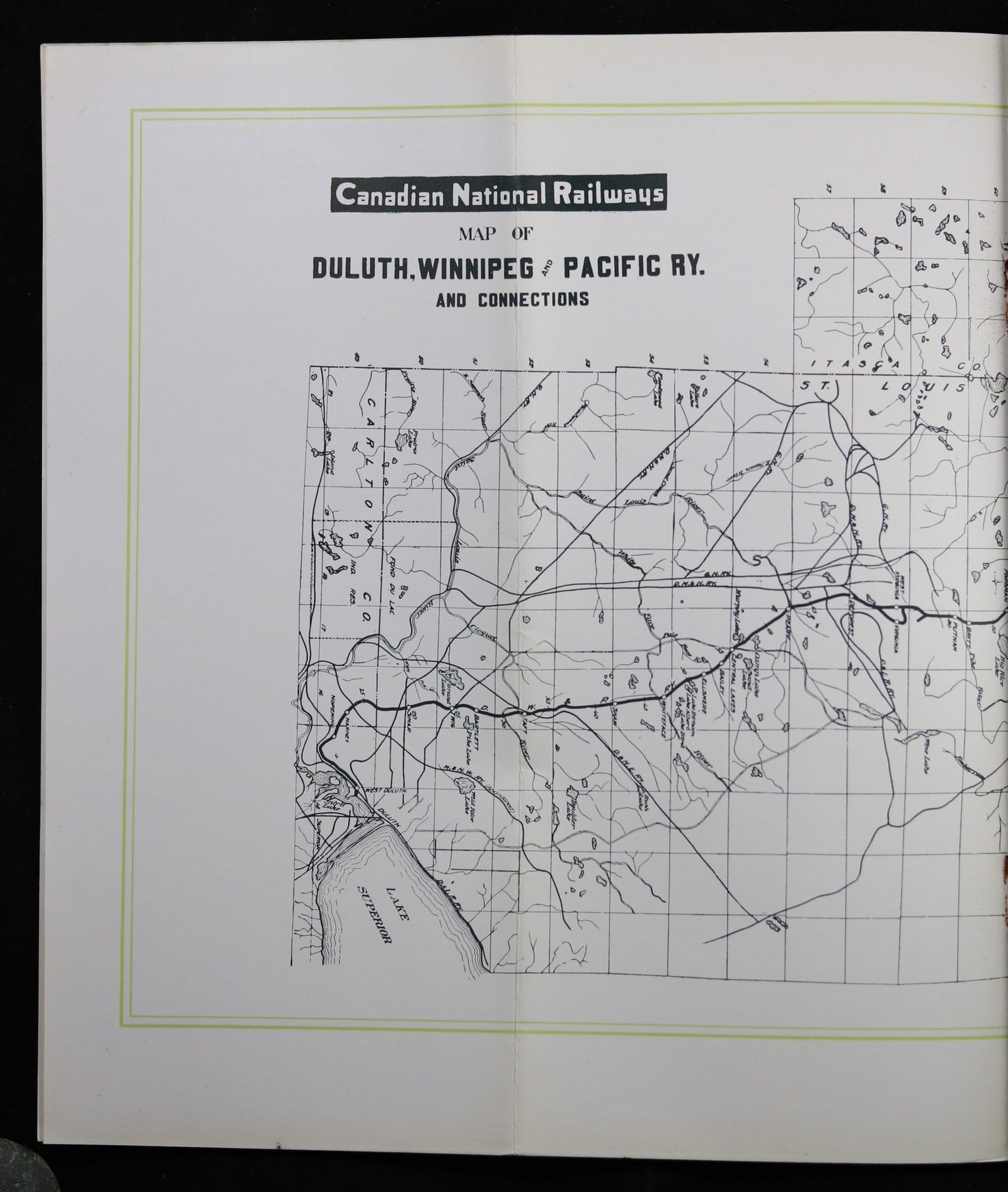 1921 Pamphlet CNR Duluth Winnipeg & Pacific Railway - Lake Vermillion MN