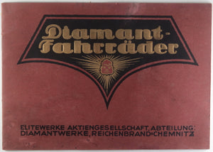 1922 German catalog for Diamant-Fahrräder bicycles