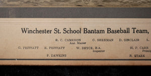 1922 Toronto, photo Winchester St School Bantam Baseball Team