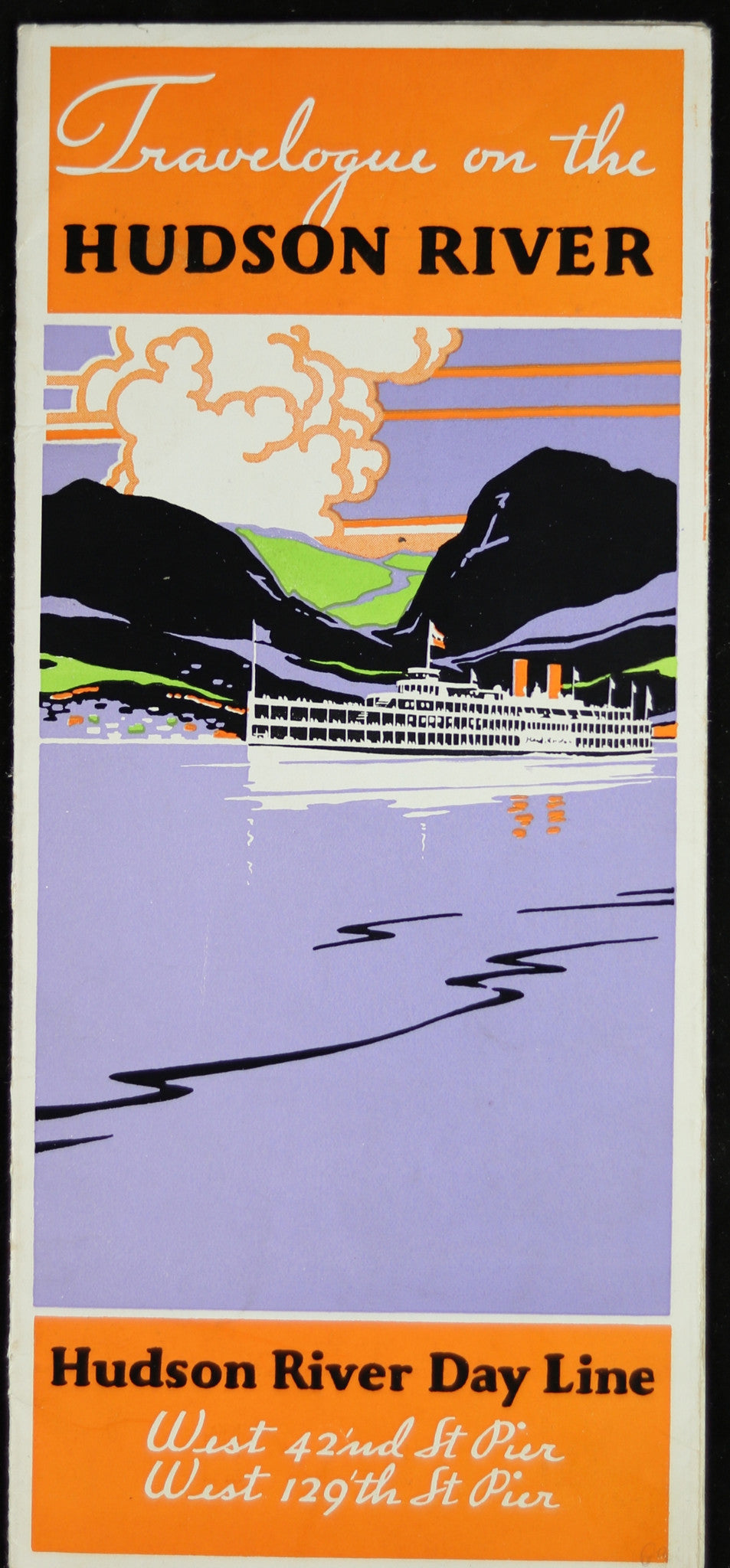 1923 Hudson River Day Line - 'Travelogue on the HUDSON RIVER'