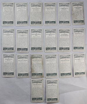 1923 Imperial Tobacco full set C30 ‘Railway Engines’ cards