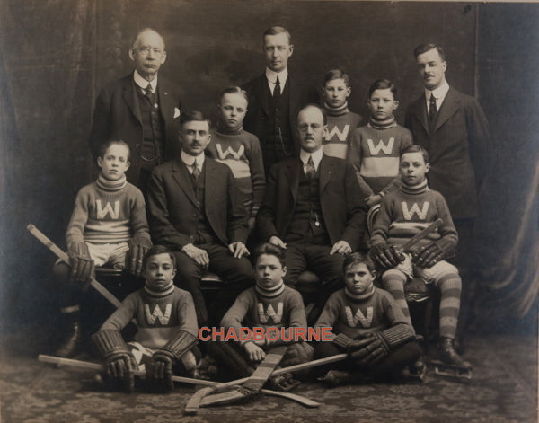 1923 Toronto, photo of Winchester St School Bantam Hockey Champs
