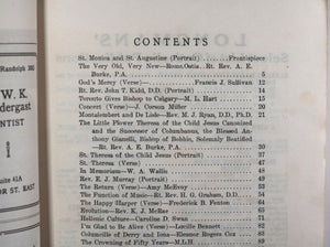 1924-25 Toronto two ‘St Joseph Lilies’ magazines St Joseph College