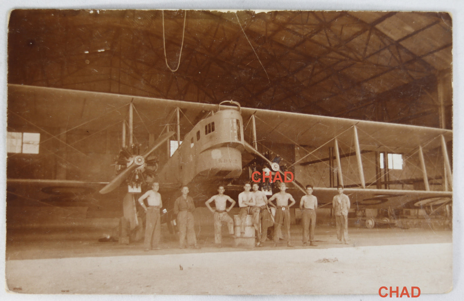@1925 CPA photo torpilleur Farman F.65 ‘Goliath’ (Maroc)