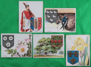 1925 Imperial Tobacco cards, set #C16 ‘Heraldic Signs’