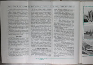 1927 pamphlet ‘Voyages à la Cote Pacifique à travers les Rocheuses’