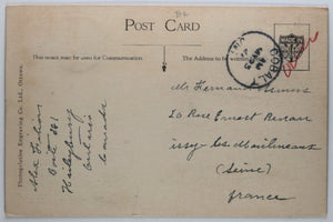 1927 postcard Court House Haileybury Ontario Canada