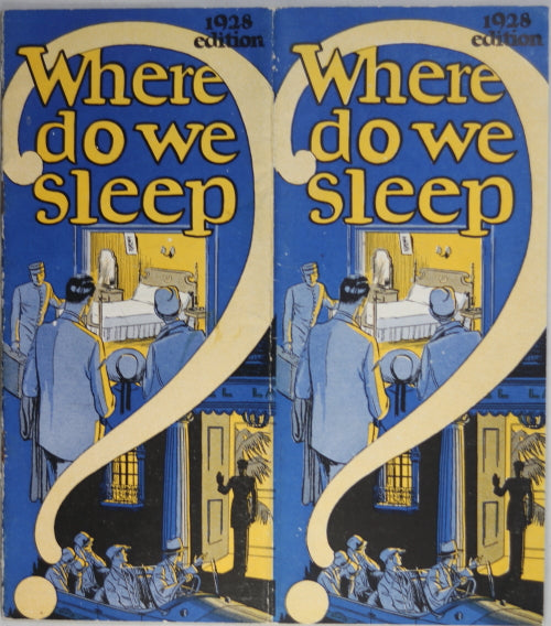 1928 Bell Canada 'Where do we sleep' travel brochure
