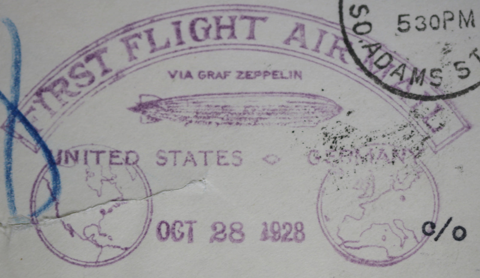 1928 Graf Zeppelin LZ127 First Flight Cover