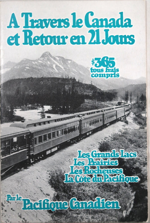 1928 Pacifique Canadien ‘Quatrième Voyage Annuel’ tourisme 