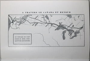 1928 Pacifique Canadien ‘Quatrième Voyage Annuel’ tourisme 