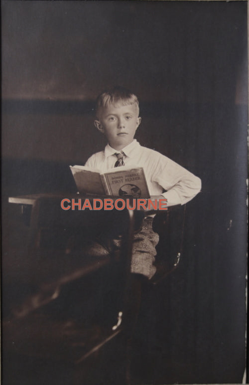 1928 studio photo of young schoolboy, Baldwin L.I.