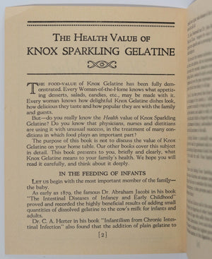 1929 Knox Gelatin recipe pamphlet + 3 recipe cards Knox Dainties 1928