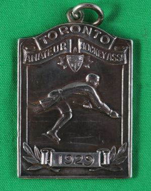 1929 Toronto Amateur Hockey Association medal for Junior Champions