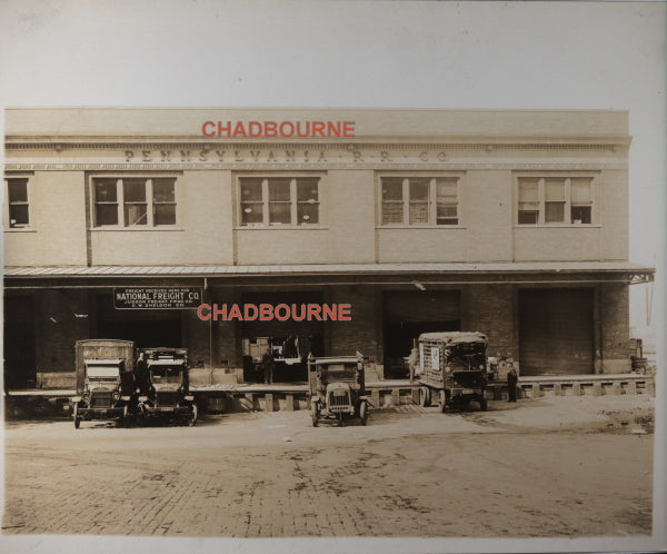 1929 NYC photo of Pier 2 N.R. freight depot - Pennsylvania R.R.