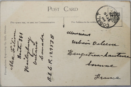 1929 postcard Haileybury Ontario Canada