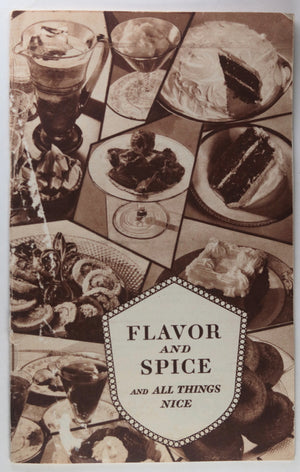 1929 vintage recipe book ‘Flavor and Spice’ McCormick & Co.