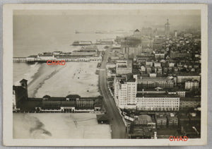 1930 photo of Atlantic City NJ taken from LZ127 Zeppelin