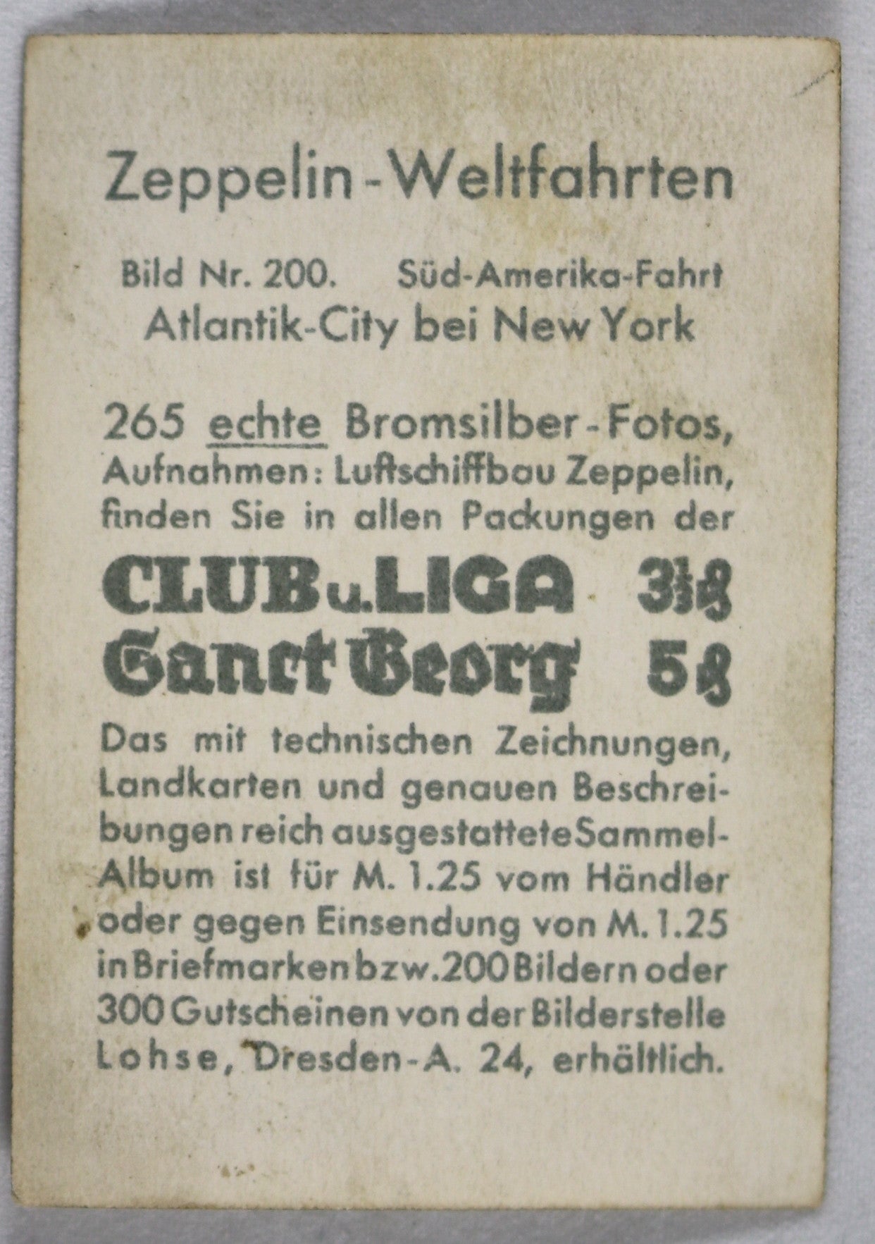 1930 photo of Atlantic City NJ taken from LZ127 Zeppelin