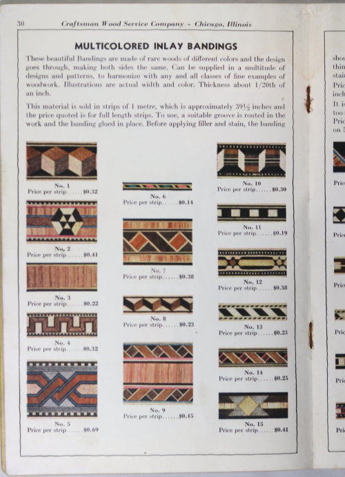1932 Craftsman Wood Service Catalog-E, Chicago IL 1932 Craftsman Wood Service Catalog-E, Chicago IL