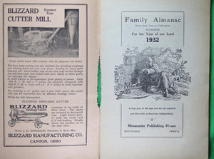 1932 Mennonite Family Almanac