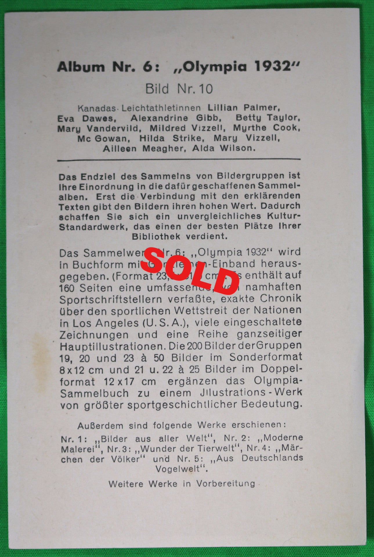 1932 Summer Olympics, photograph of Canadian women's track team 