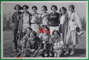 1932 Summer Olympics, photograph of Canadian women's track team 