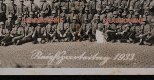 1933 Nuremberg Germany photo postcard SA troops at Reichsparteitag