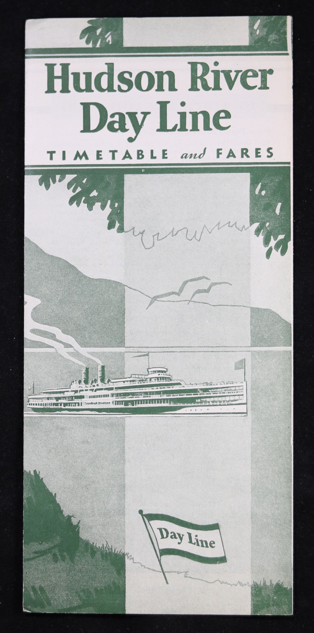 1933 Hudson River Day Line – Timetable and Fares (NYC)
