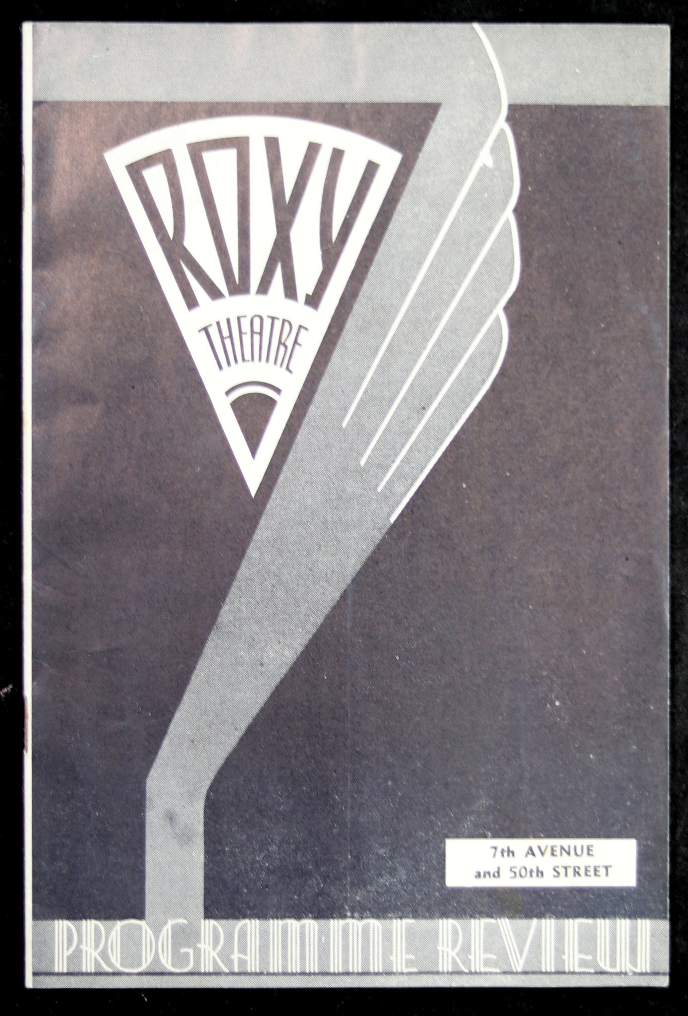 1933 NYC Roxy Theatre Programme Review pamphlet