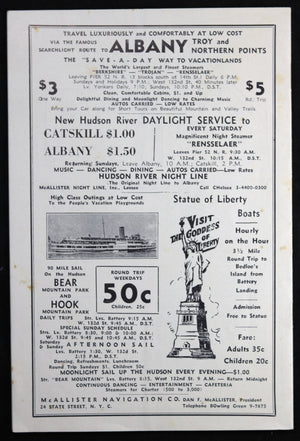 1933 NYC Roxy Theatre Programme Review pamphlet