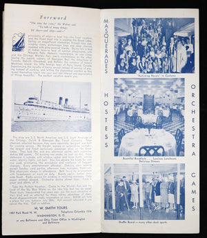 1933 Tour Brochure to Niagara Falls, Great Lakes, Chicago World’s Fair