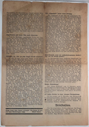 1934-35 two political propaganda 'Der Kampf' newsletters Austria