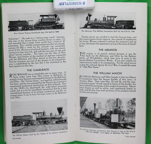 1934 Baltimore and Ohio Railroad pamphlet for World's Fair Chicago