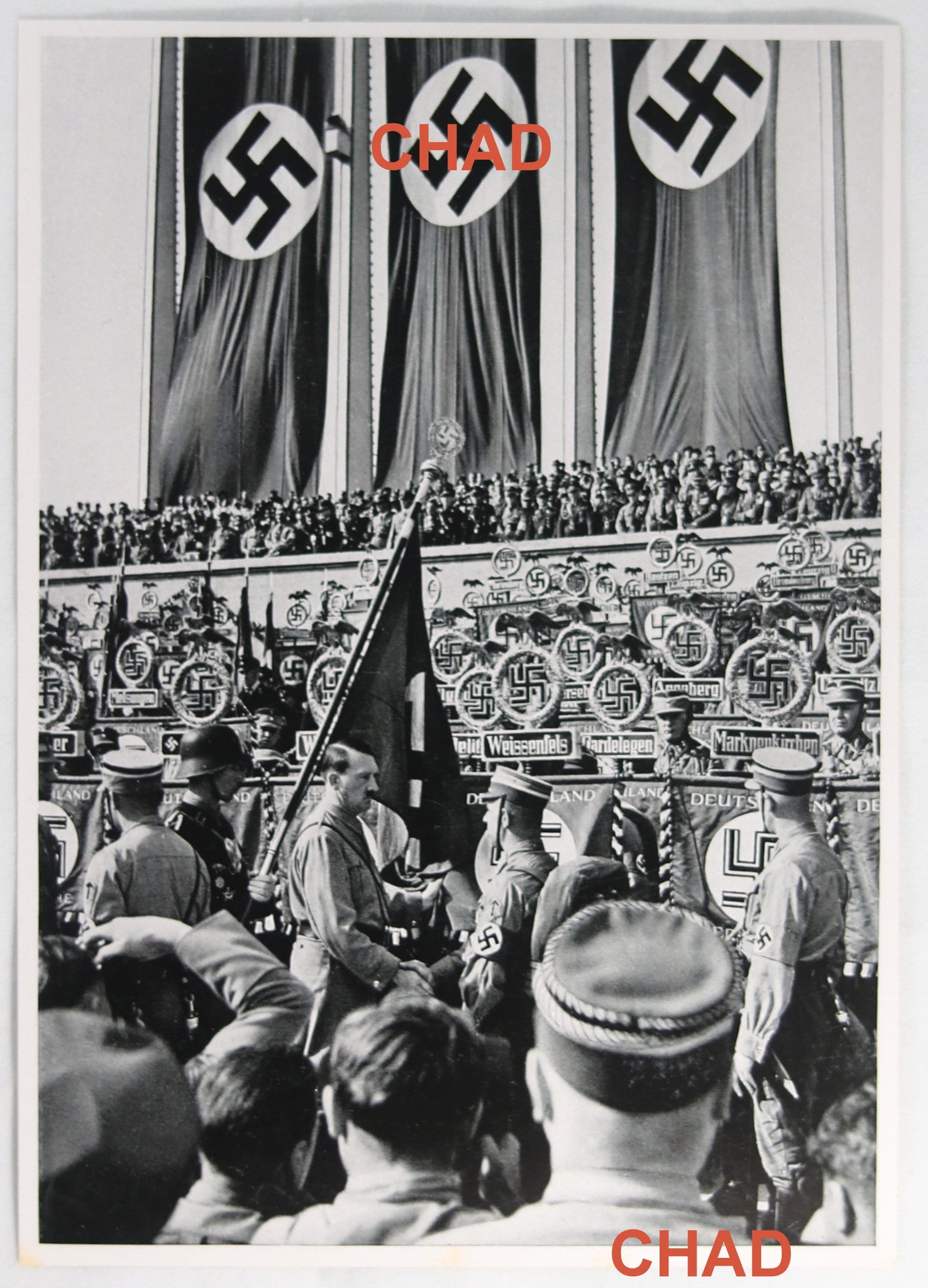 1934 German propaganda photo Nuremberg Rally - Consecration