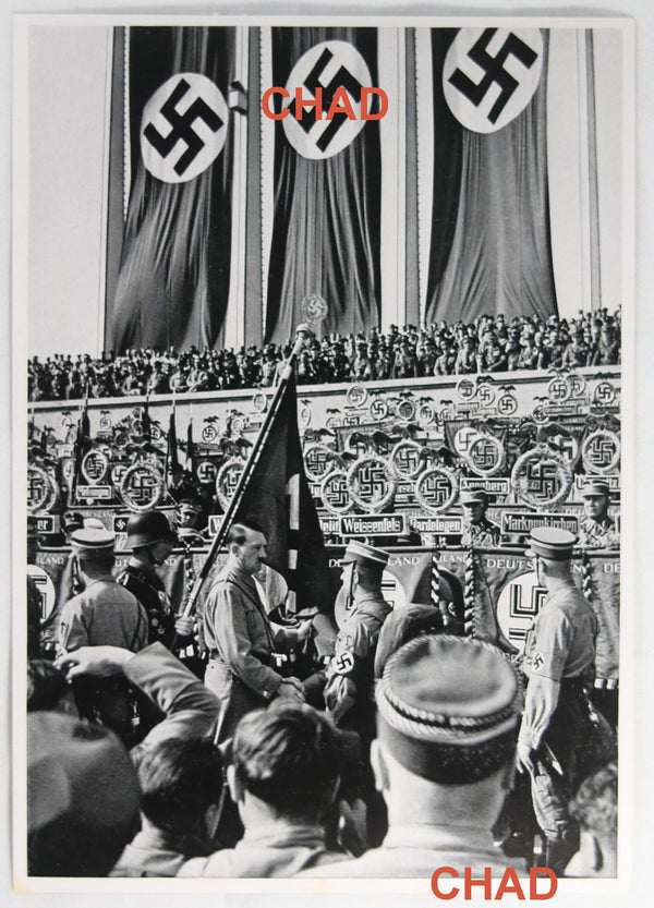 1934 German propaganda photo Nuremberg Rally - Consecration