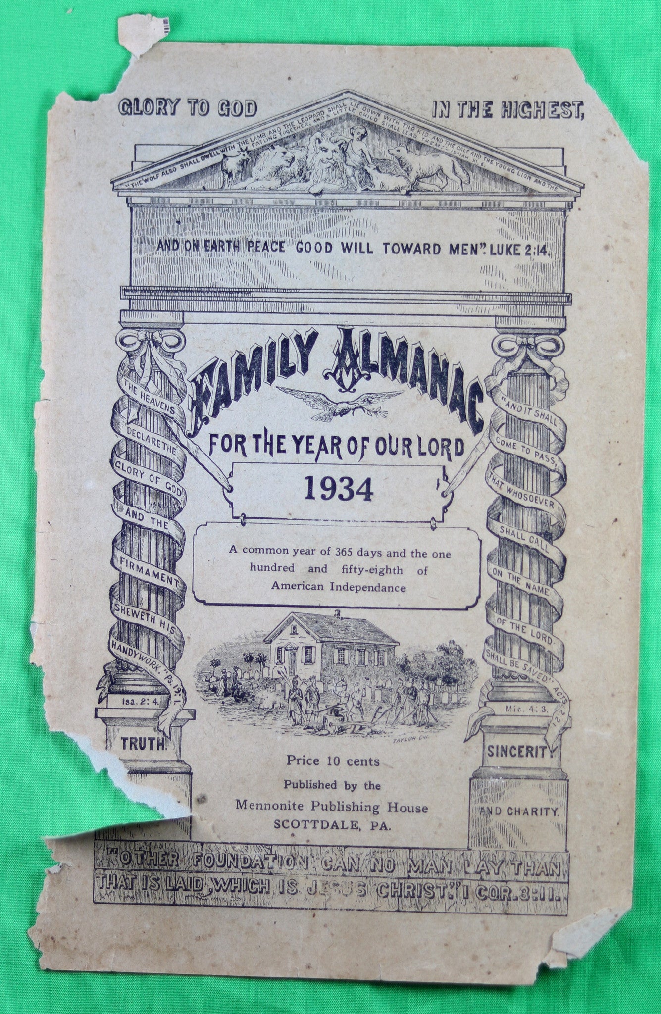 1934 Mennonite Family Almanac