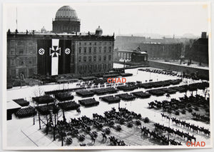 1935 German propaganda photo Nuremberg Rally - New Army law