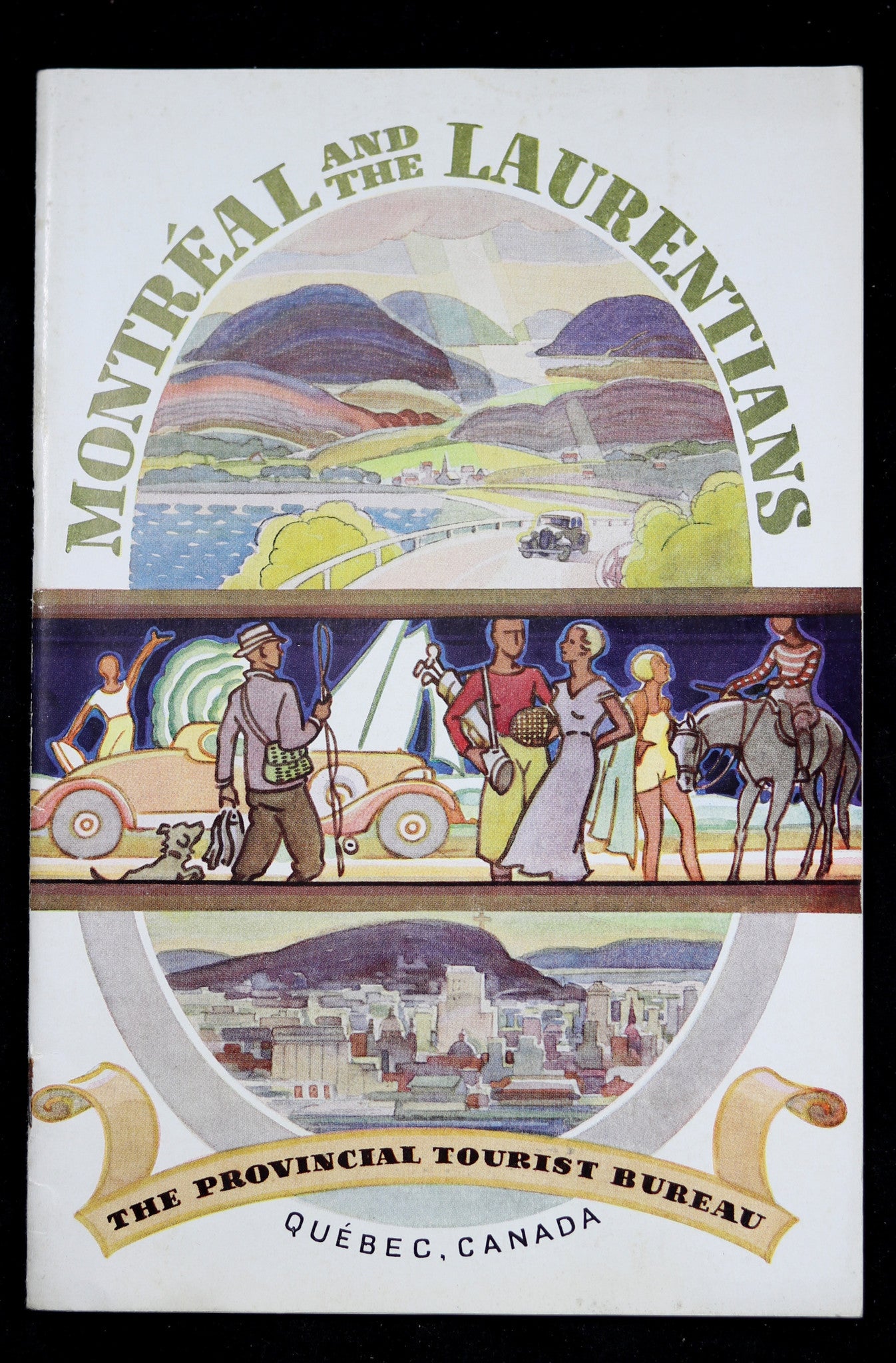 1935 Montreal and Laurentians - Quebec Government tourism brochure