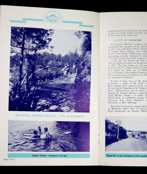 1935 Montreal and Laurentians - Quebec Government tourism brochure