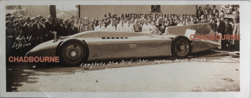 1935 photo of Campbell’s Blue Bird Daytona Beach FL (land speed record)